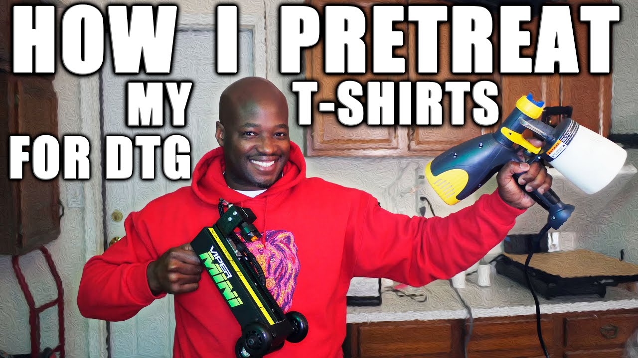 How I PreTreat T Shirts for DTG