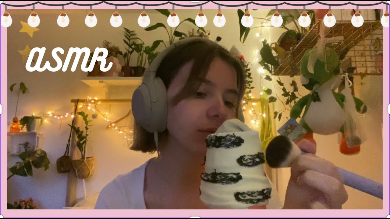 ma première vidéo ASMR ᡣ𐭩mouthsoundᡣ𐭩tapingᡣ𐭩micbrushingᡣ𐭩