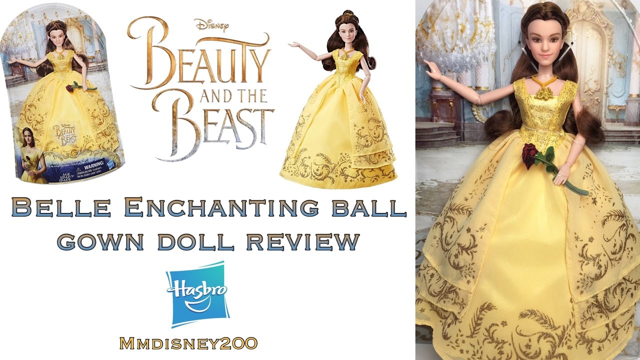 Beauty and the Beast live Action: Belle Enchanting Ball Gown doll by Hasbro Review & Unboxing