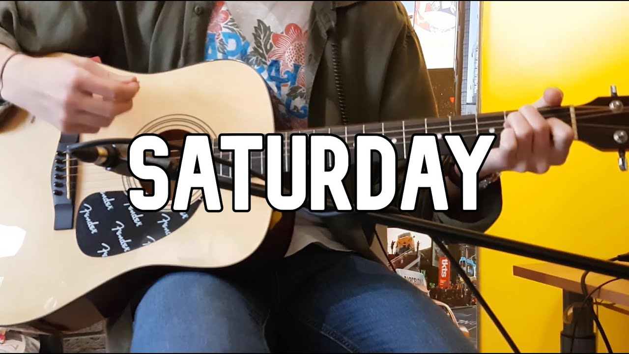 Saturday - Sam Fender | GUITAR COVER + CHORDS TUTORIAL