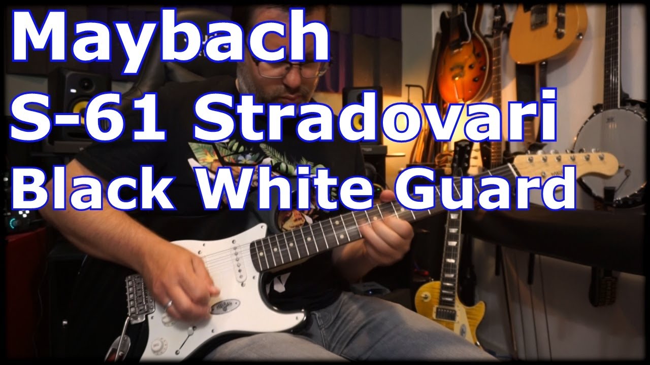 Maybach S61 Stradovari Black White Guard