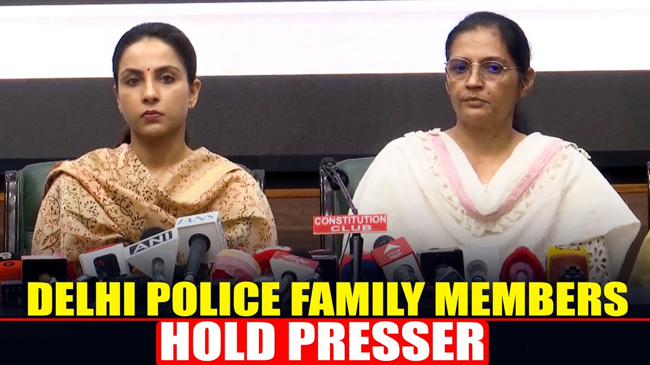 LIVE: Delhi Police Family Members Hold Press Conference | Jantar Mantar Protest | CJP Protest | NEET