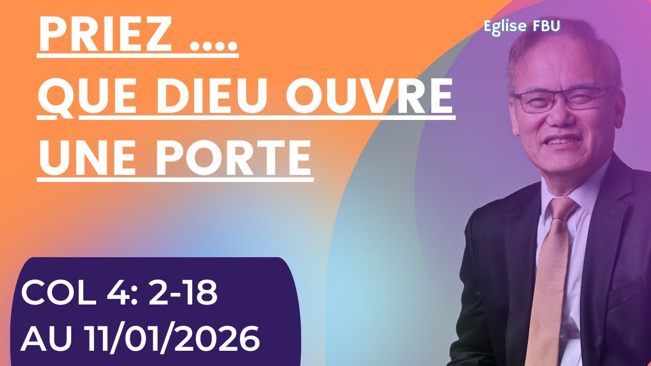 Priez... Que Dieu vous ouvre une porte
