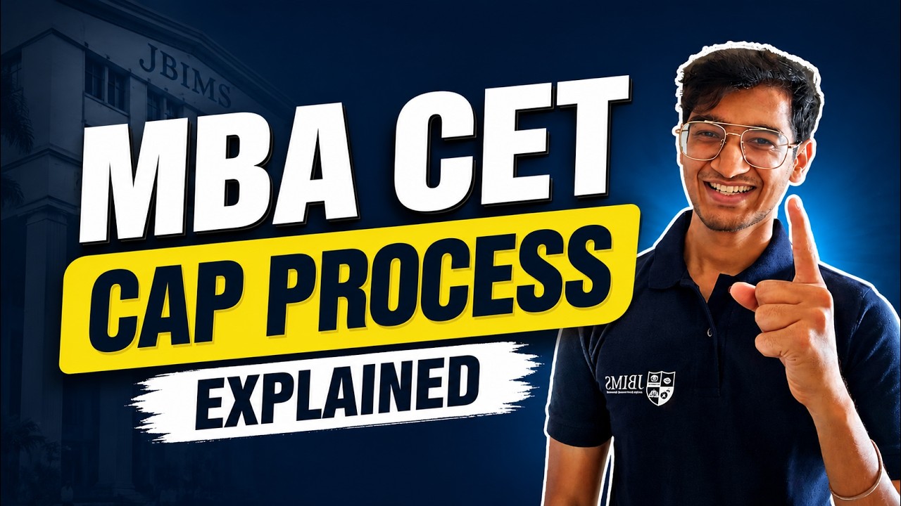 MBA CET CAP Process 2026 Explained | College Allotment, CAP Rounds & Mistakes to Avoid