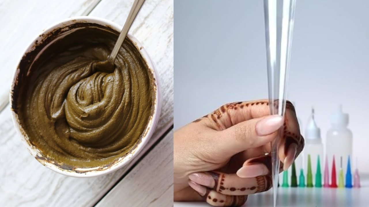 Mehndi Paste Banane Ka Professional Secret 🌿LongLastingStain#new#trending#mehndi#viral#stfashionart💎