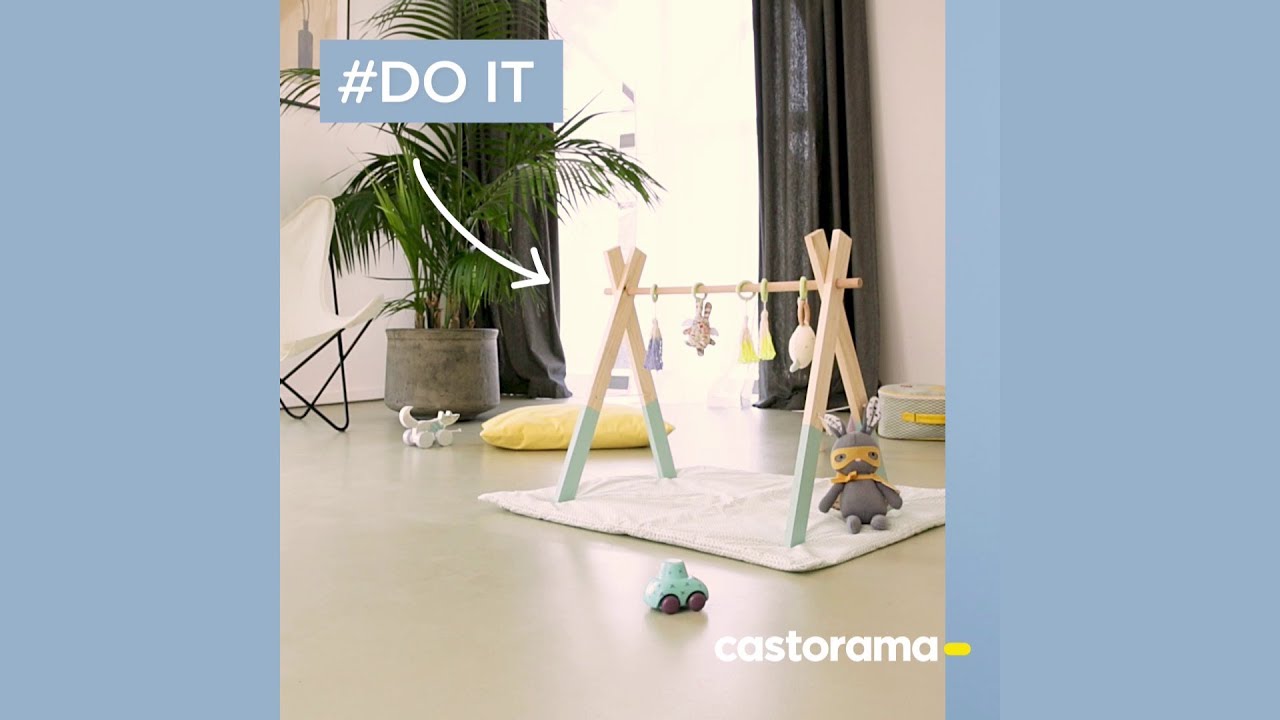 DIY : fabriquer un portique d'éveil en bois - Castorama