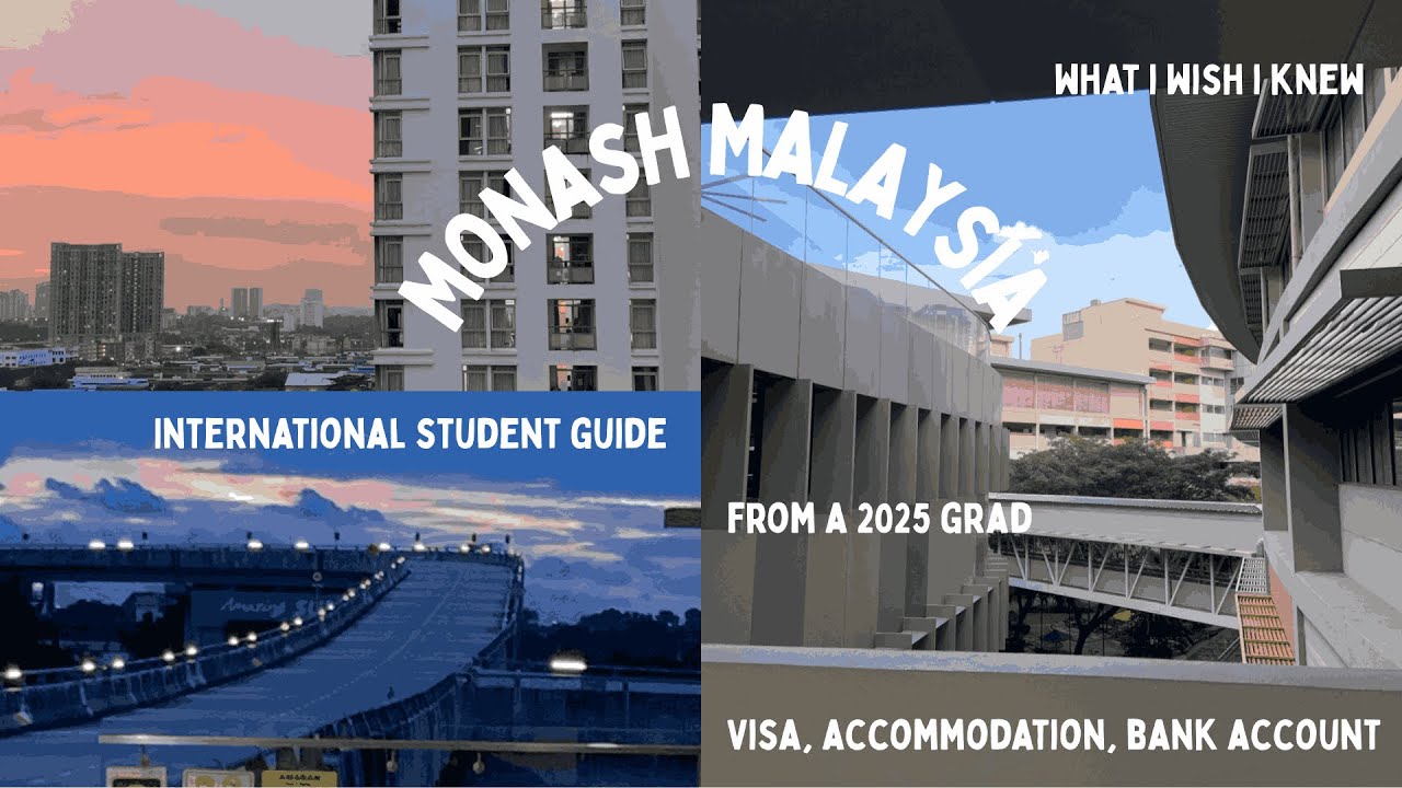 International Student Guide to Monash Malaysia 🎓 | Visa, Housing, Concession Card, Campus Tips