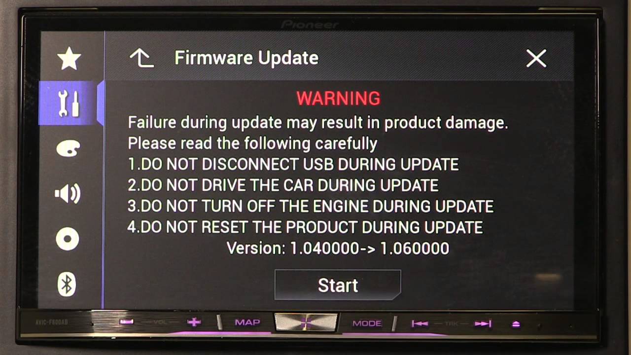 Pioneer Apple CarPlay Firmware Update Tutorial