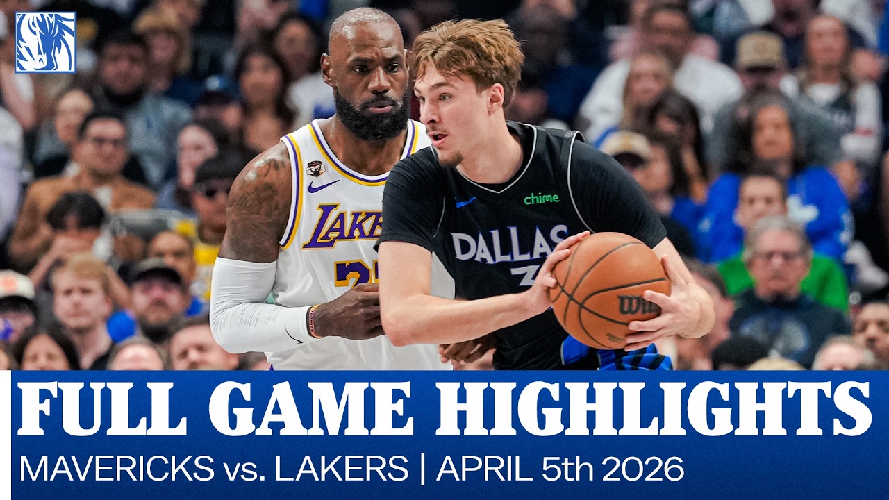 Mavericks Highlights vs. Los Angeles Lakers | April 5, 2026