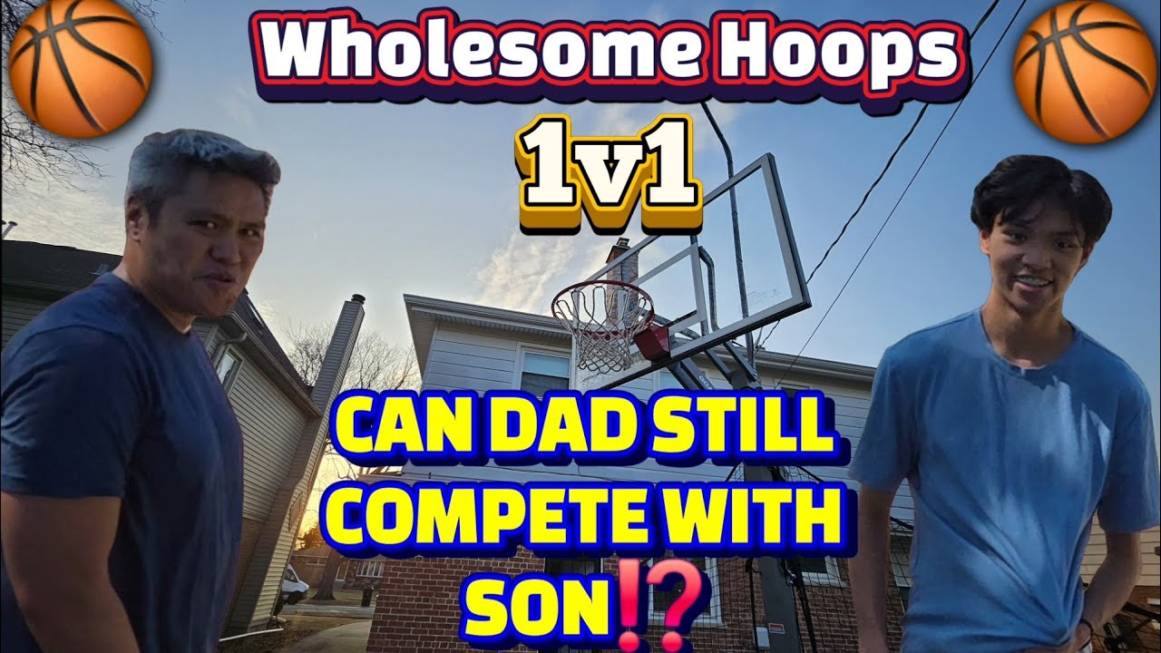 1v1! Father vs. Son! Can Dad STILL COMPETE WITH SON⁉️🔥🏀🇵🇭 #basketball #family #hoopers #fyp