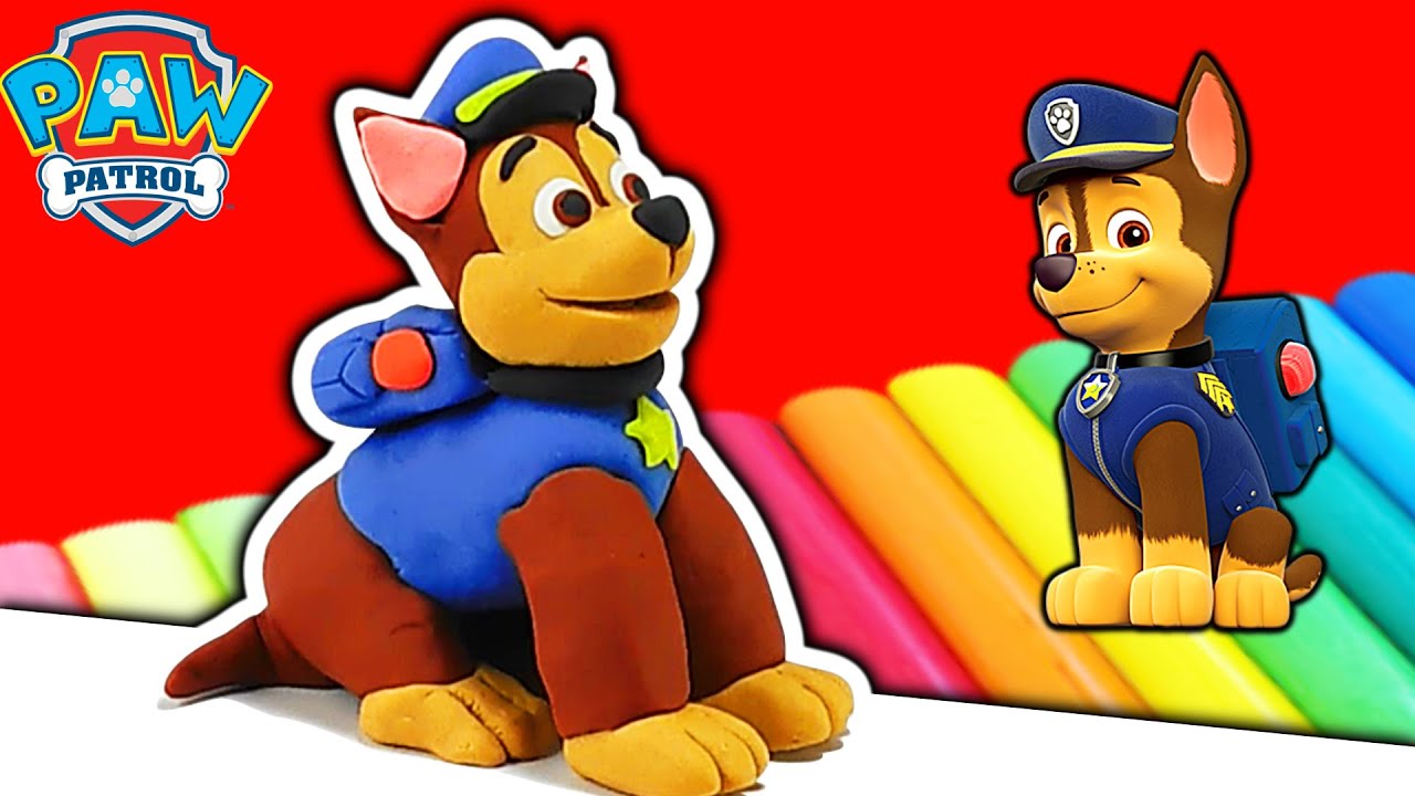 BRINCAR DE MASSINHA - PATRULHA CANINA - CHASE - Vídeo Infantil - Massinha de Brincar - Play Doh