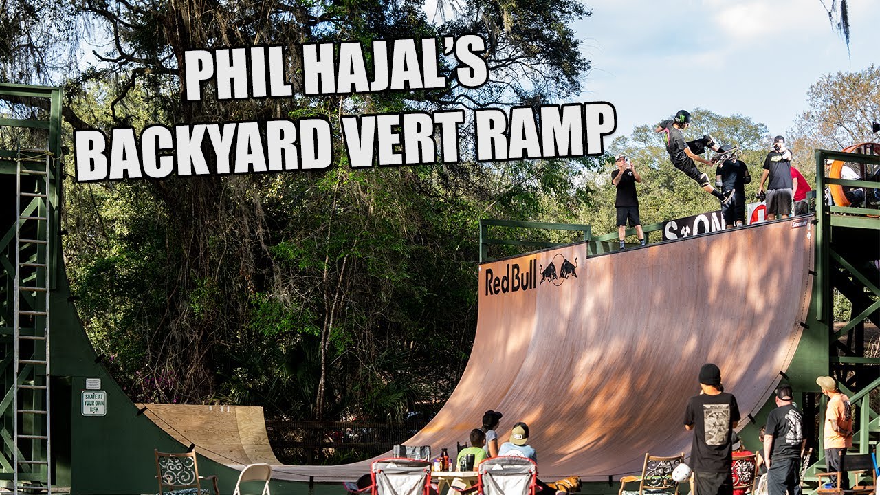 Phil Hajal's Backyard Vert Ramp