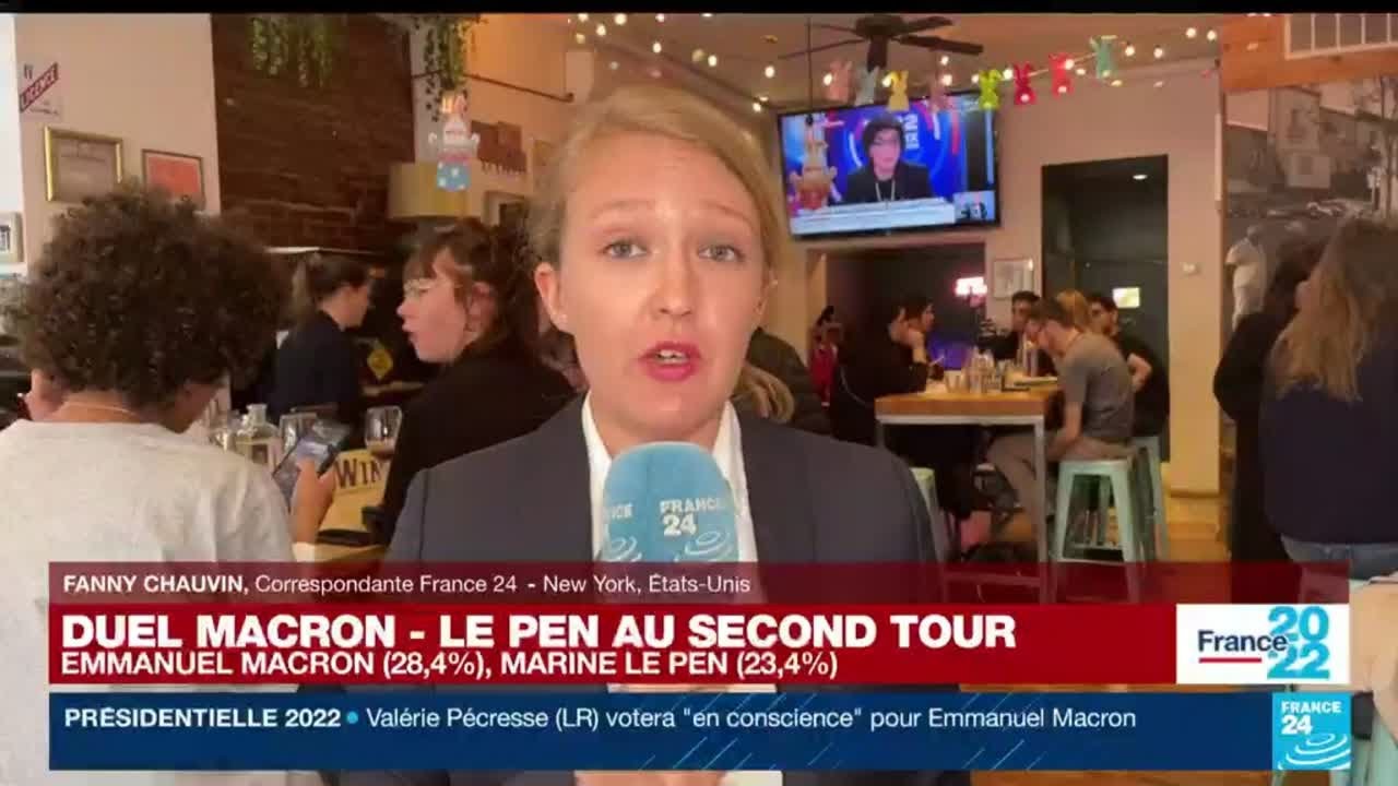 Présidentielle 2022 : les résultats des élections vues de New York • FRANCE 24