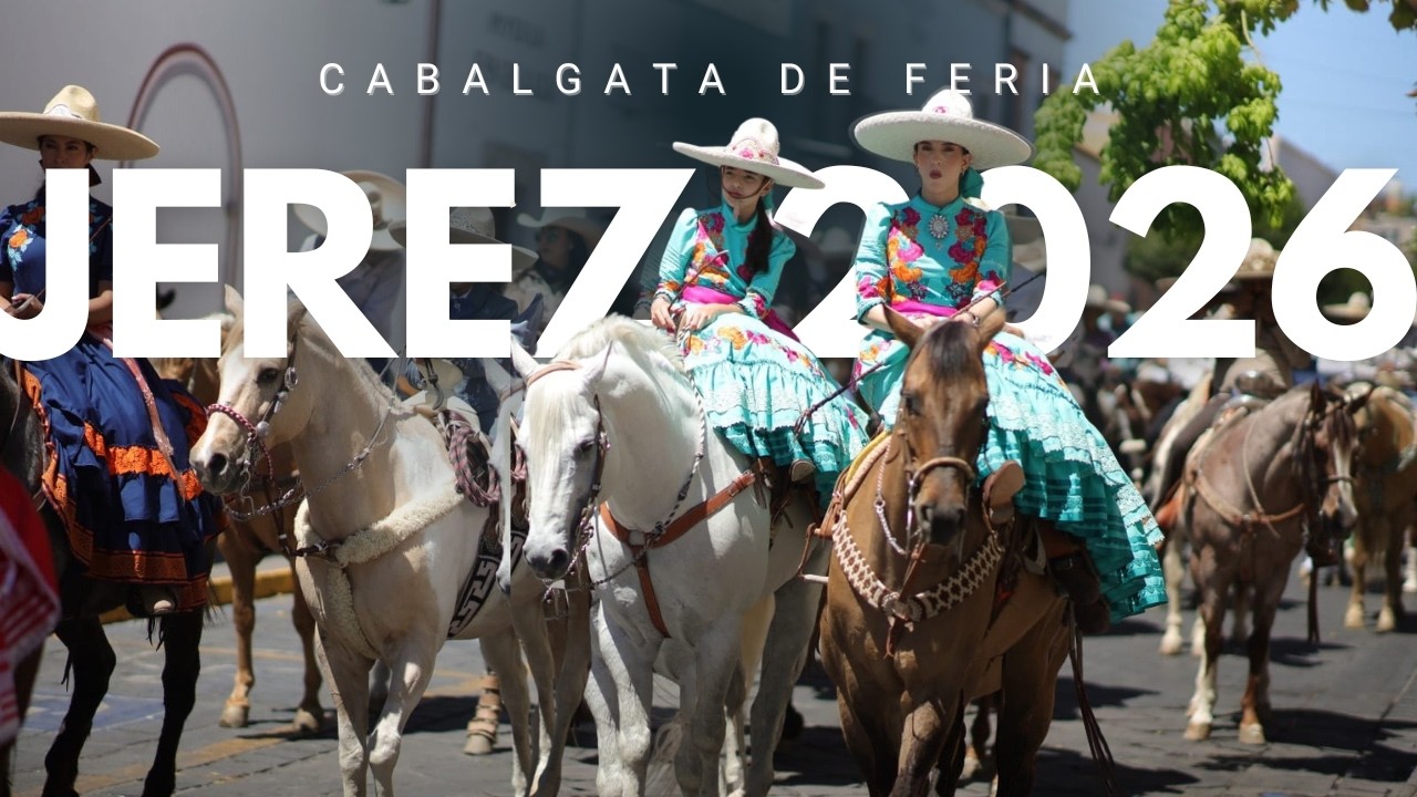 ¡Jerez de fiesta! Cabalgata de las Candidatas a Reina Feria 2026 🐎👑