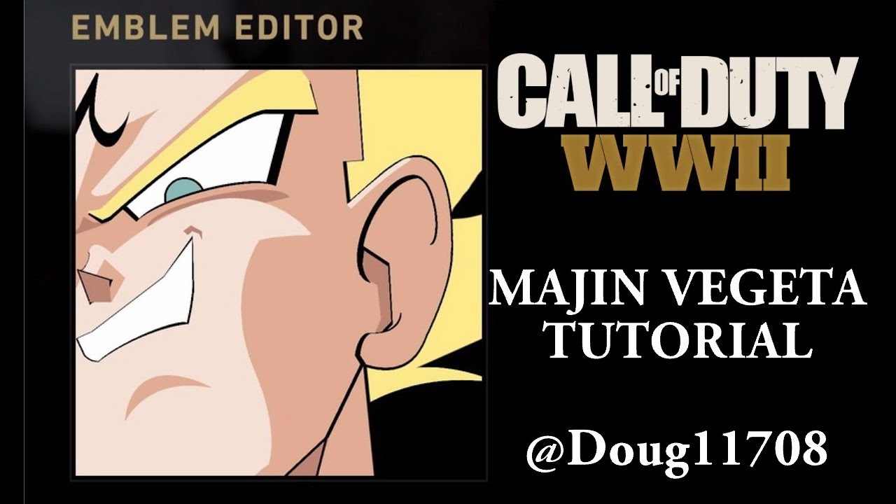 Call of Duty WW2: Majin Vegeta Emblem Tutorial