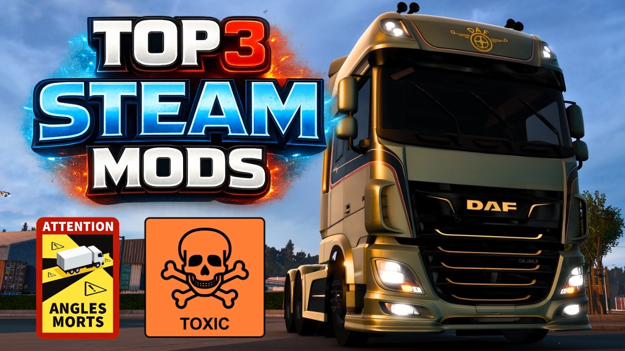 TOP 3 Mody ze Steam do ETS2, kt&oacute;re musisz mieć!
