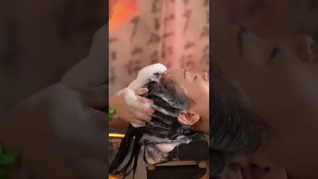 赶快滑走！不然这是你今晚刷的最后一条视频!#沉浸式洗头 #解压 #助眠 