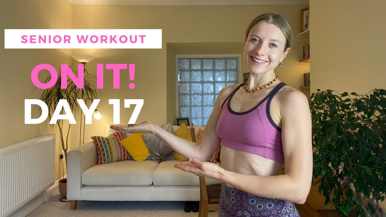 DAY 17 of ON IT! 12 MIN BALLET BARRE WORKOUT | BEGINNERS & SENIORS
