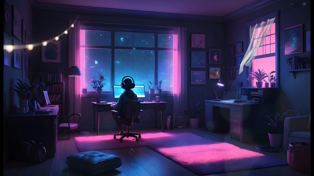 3 Hours of Lofi Beats 🌙 Late Night Study & Deep Focus