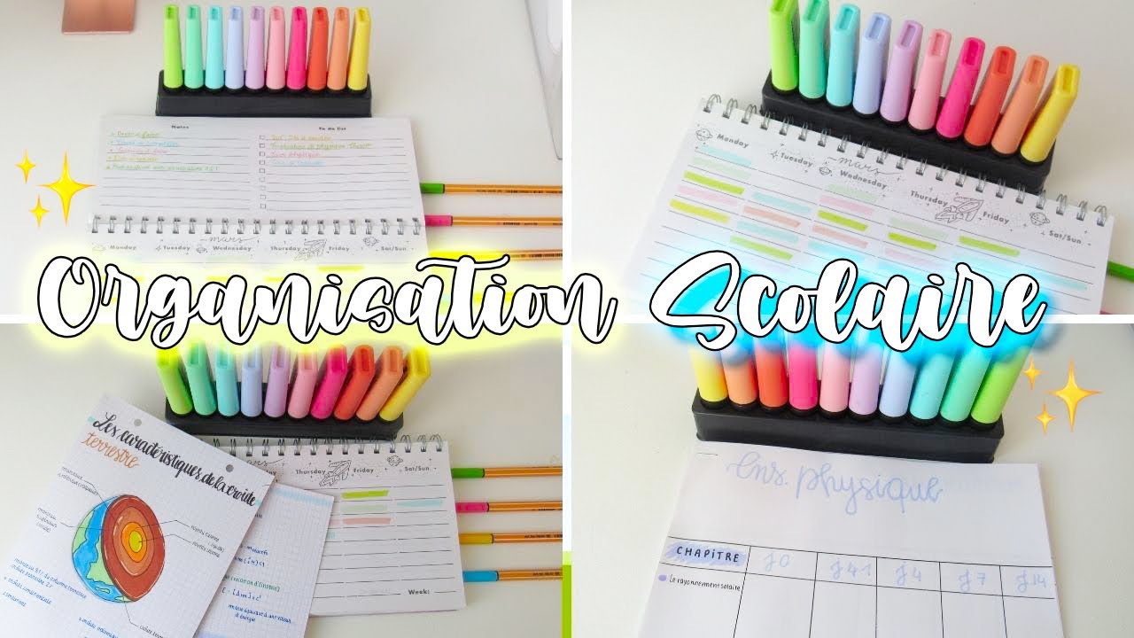 BACK TO SCHOOL: Comment avoir une bonne organisation scolaire ? ✨