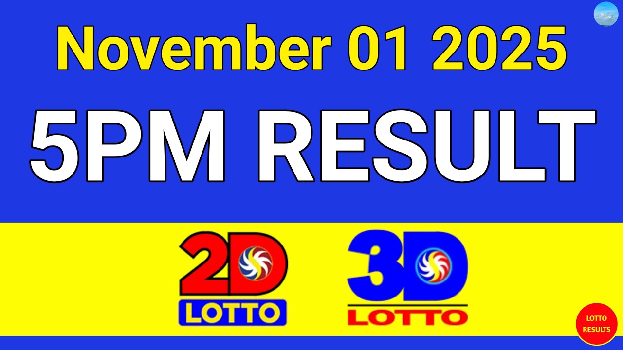 5PM Lotto Result Today November 01, 2025 | Swertres EZ2 #3Dlotto