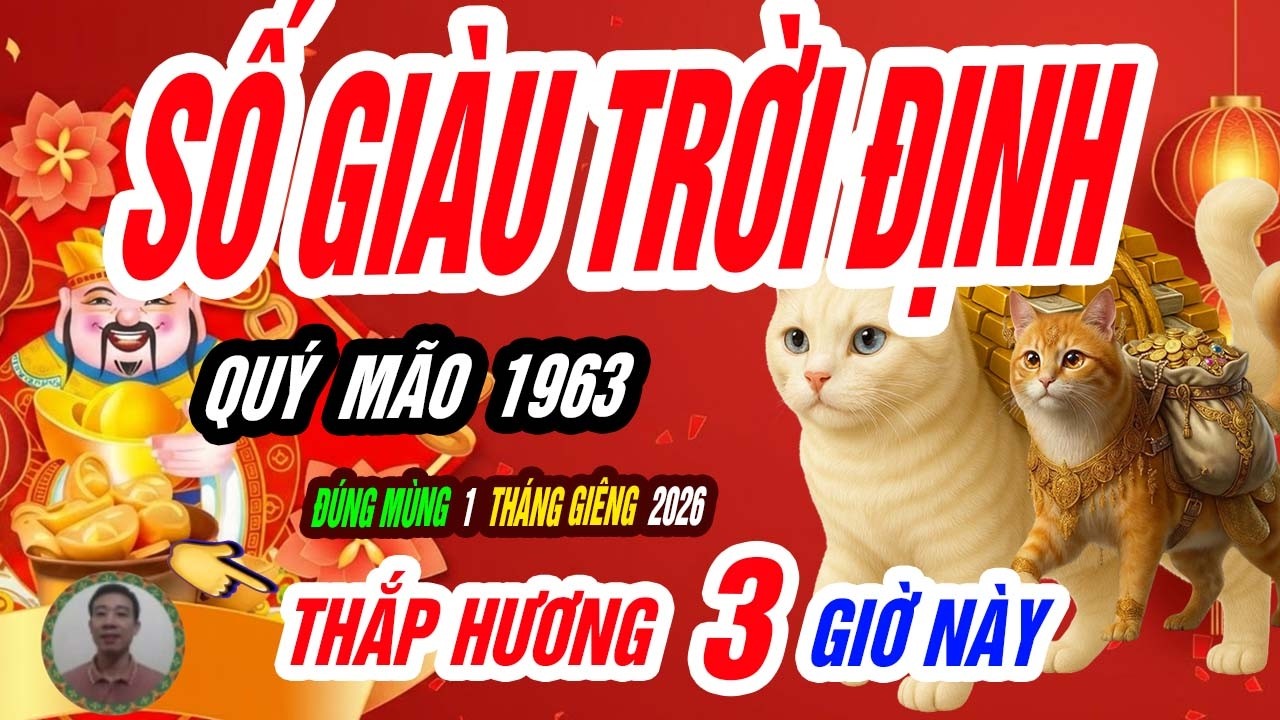 🐱 Đúng Lúc Trời Mở Kho! QUÝ MÃO 1963 Đúng Mùng 1 Tháng 2 Âm Thắp Hương 3 Giờ Này – TIỀN BẬT MẠNH