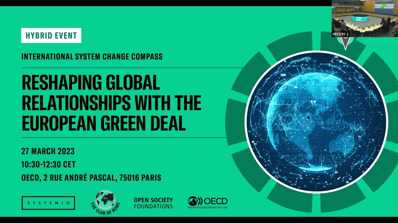 Reshaping global relationships with the European Green Deal