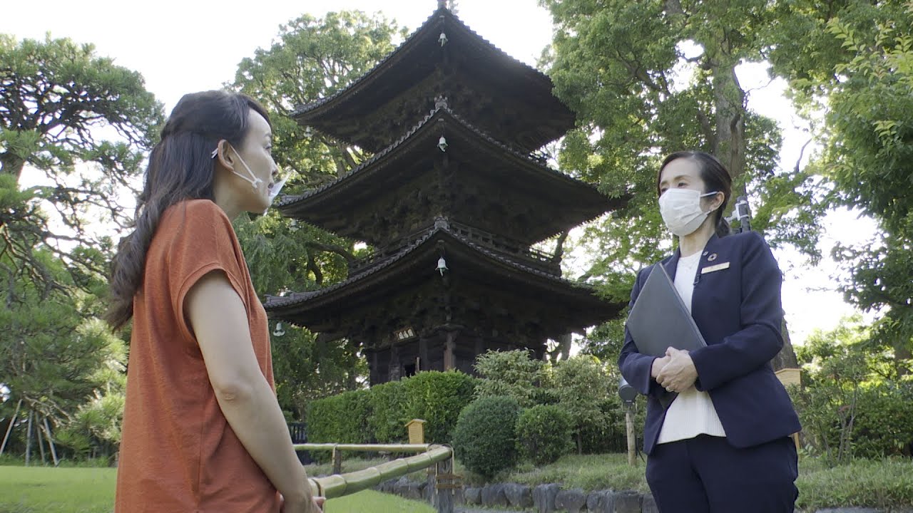 Entsukaku, a three-story pagoda in Chinzanso _Channel JAPAN ＃17/2021