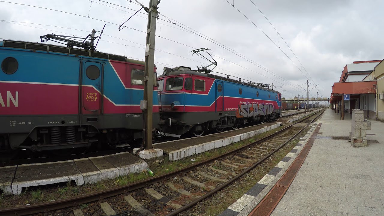 Activitate feroviara în gara Lugoj/Railway activity in Lugoj station!