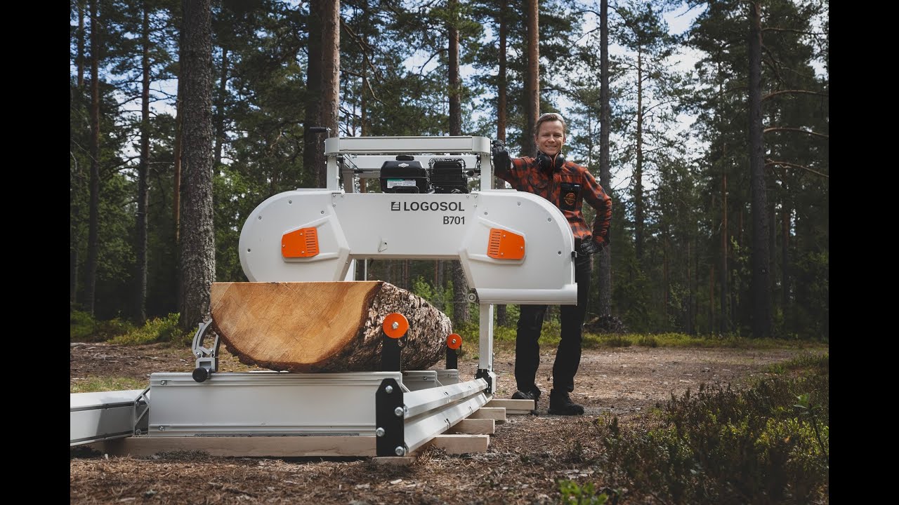 Logosol B701 – trak taśmowy w akcji! | Oficjalna prezentacja