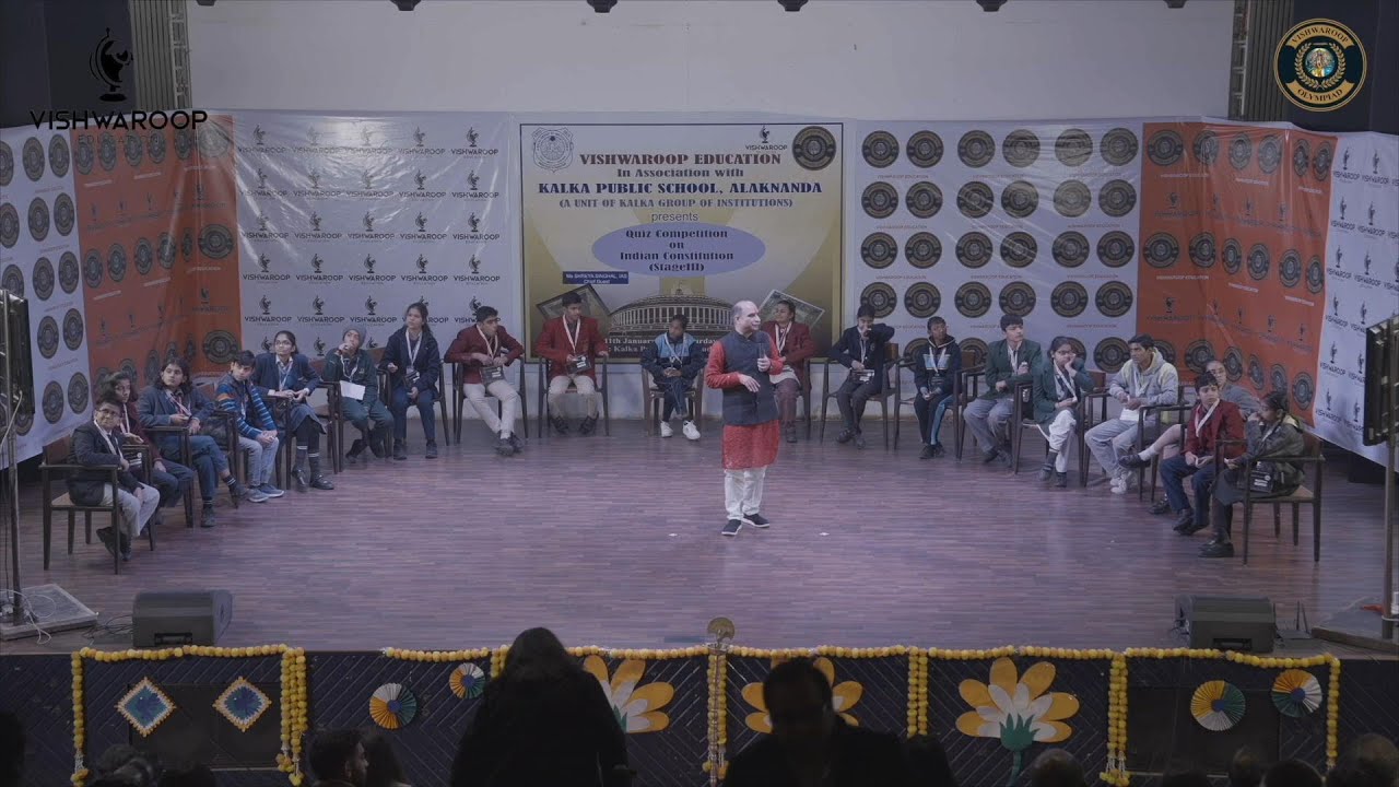 Final Round of 3rd National Vishwaroop Olympiad, 2024 for Class Category 6th to 8th.