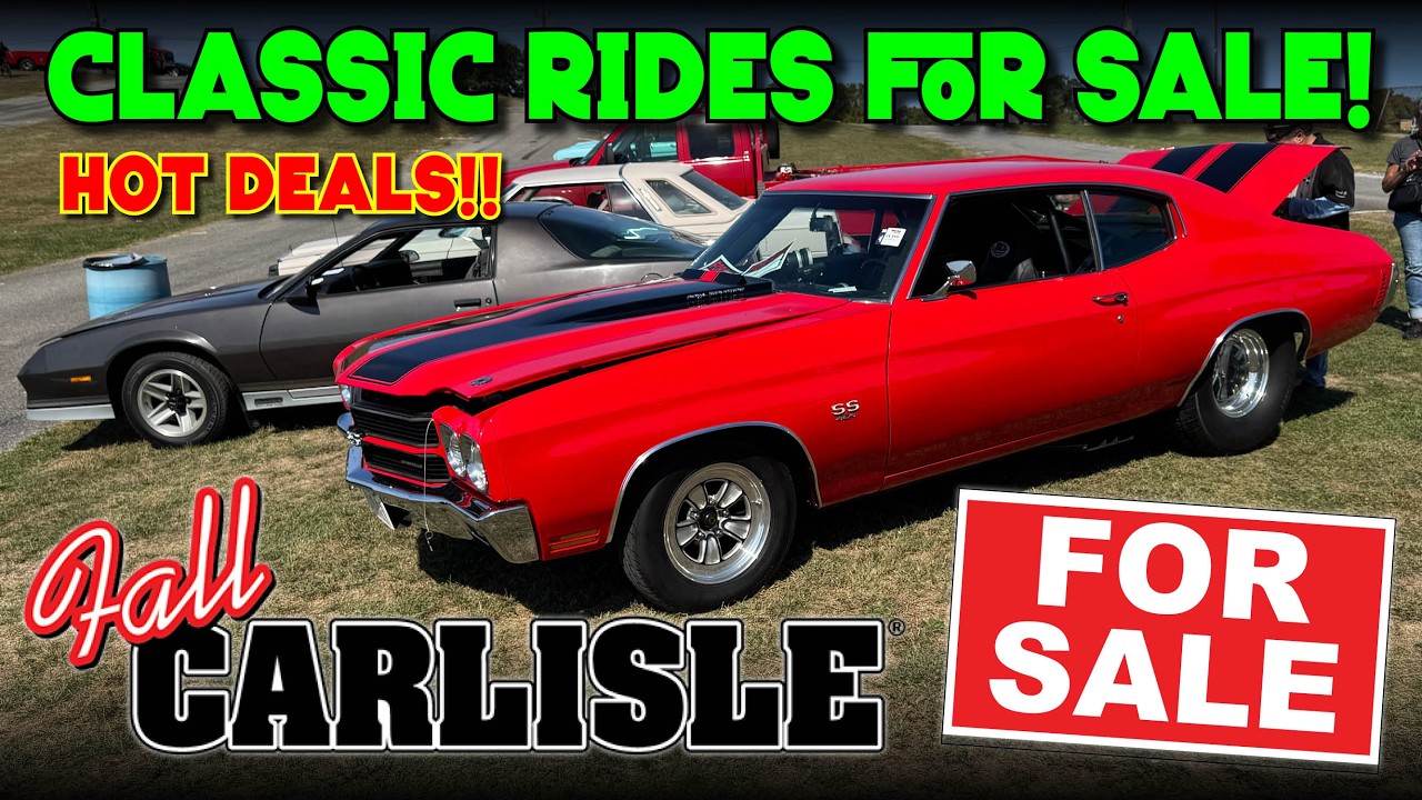 Fall Carlisle 2025 — Classic Cars & Trucks For Sale (Car Corral Walkthrough)!