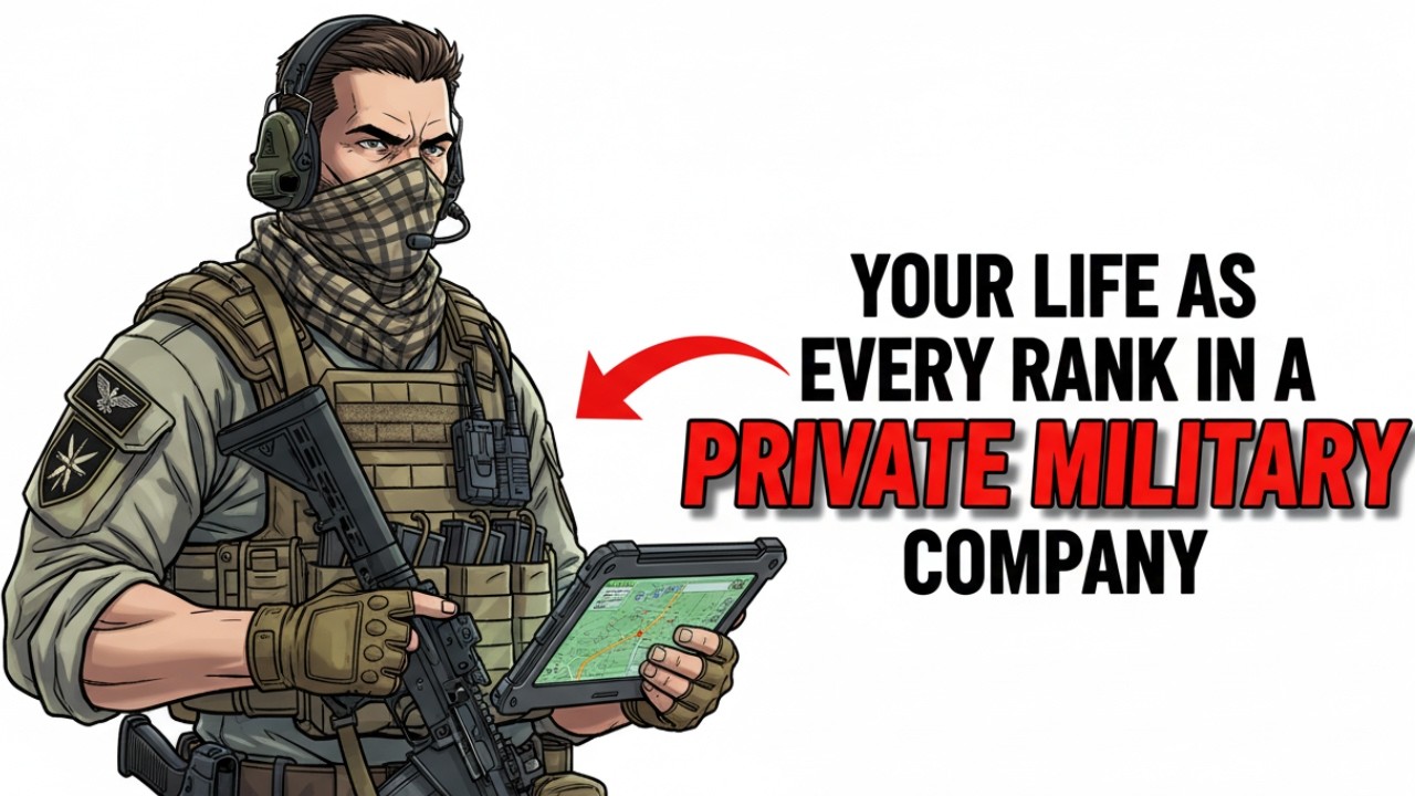 Your Life as Every Rank in a Private Military Company Hired by Governments