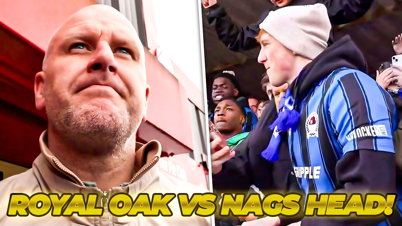 GINGE ATTENDS ROYAL OAK VS NAGS HEAD!