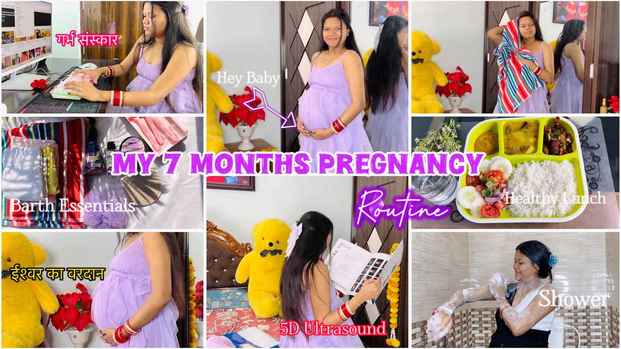 My 7 Months Pregnancy Morning Routine🤰| 3rd Trimester |🧿#pregnancy #morningroutine #vlog