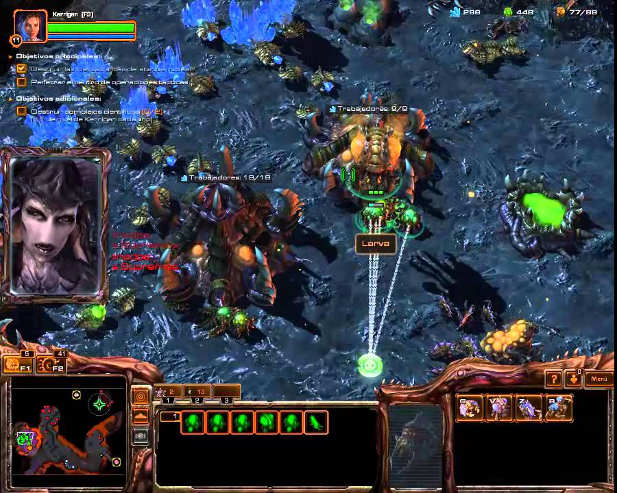 Starcraft II Heart of the Swarm Ep 6   Evolucion de Zerguezno y Antiguos Soldados