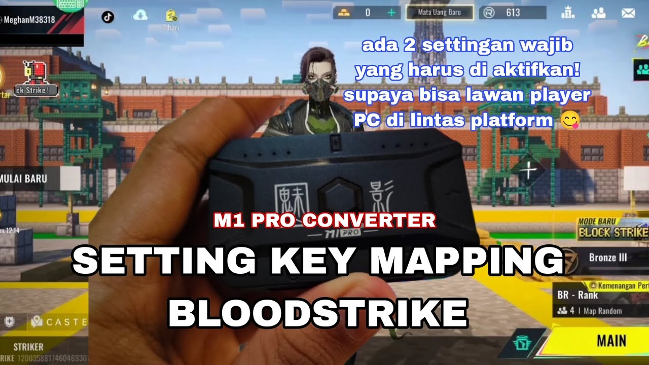 Cara main bloodstrike menggunakan M1 PRO dan 2 settingan key mapping wajib saat main Bloodstrike