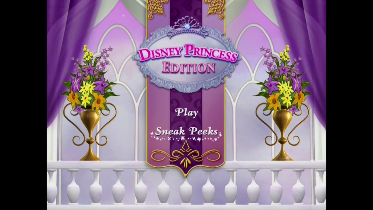 Let's Play Disney Princess Edition the DVD Game Part 1
