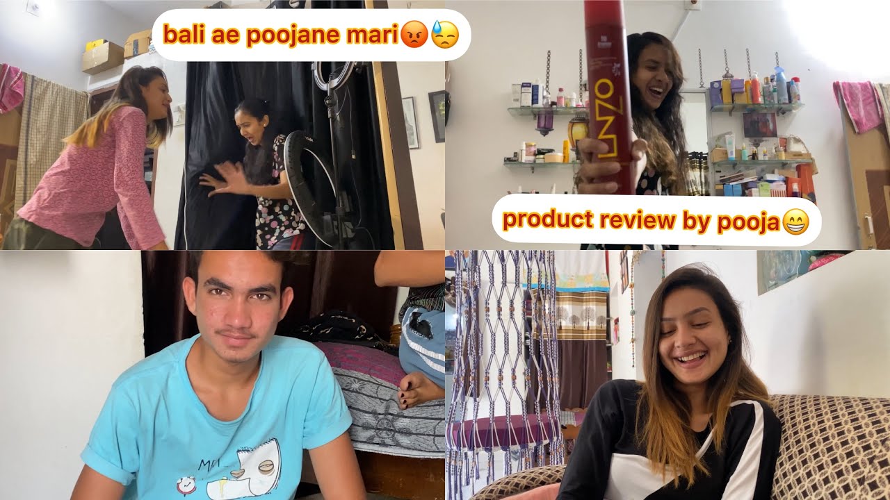 pooja ne bali badhya 🤦🏼|| funny product review by pooja😂|| 21 march 2022