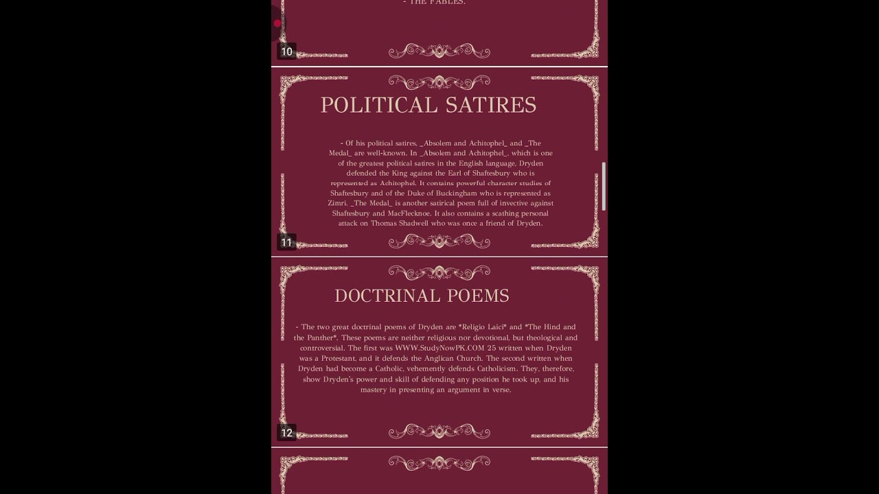 Restoration Period Literature: Drama, Socio-Political Background, Prose & Poetry