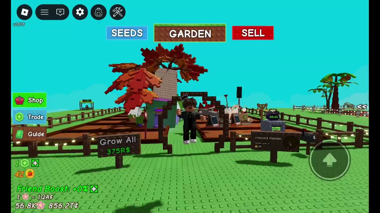 Tour pelo meus jardins no Grow A Garden