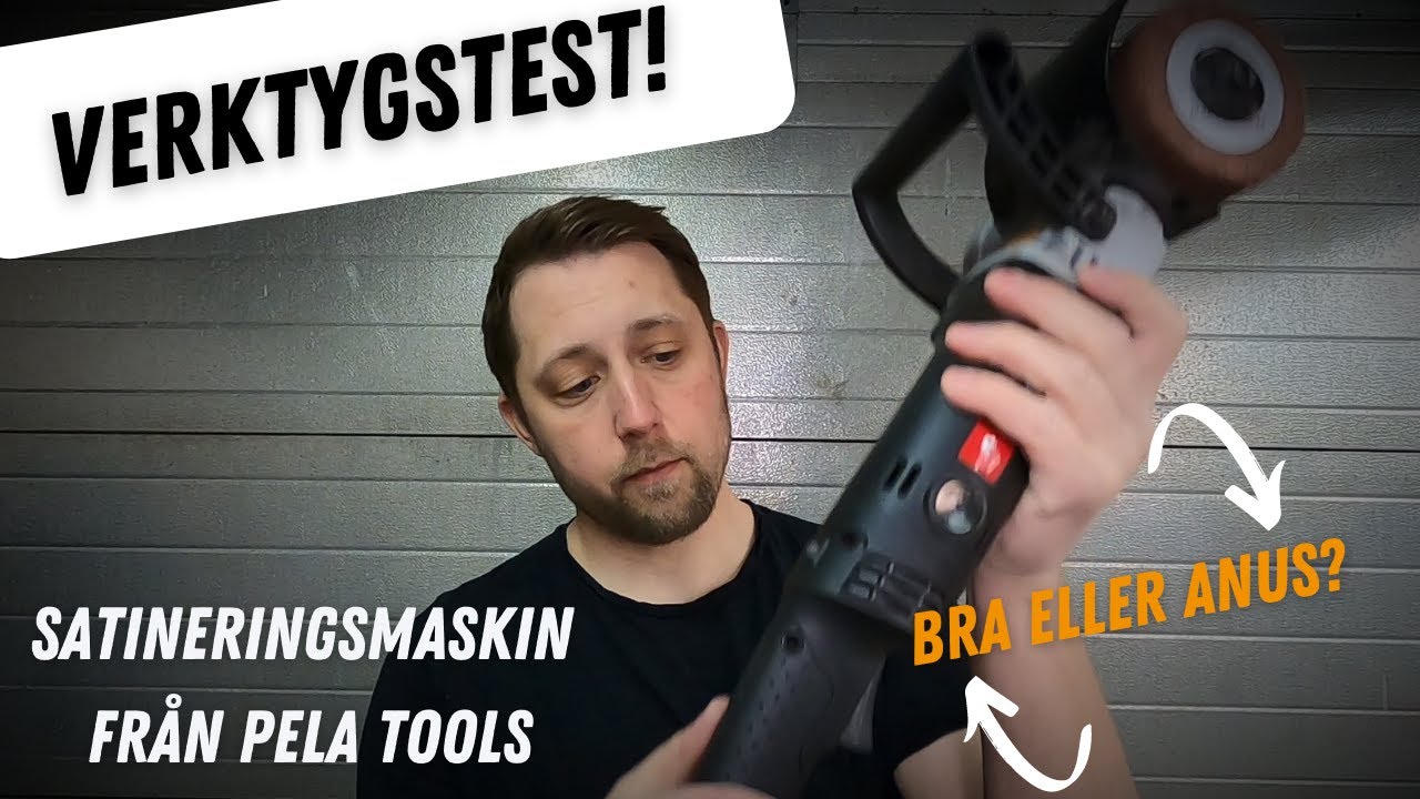 Verktygstest! Satineringsmaskin från Pela Tools.