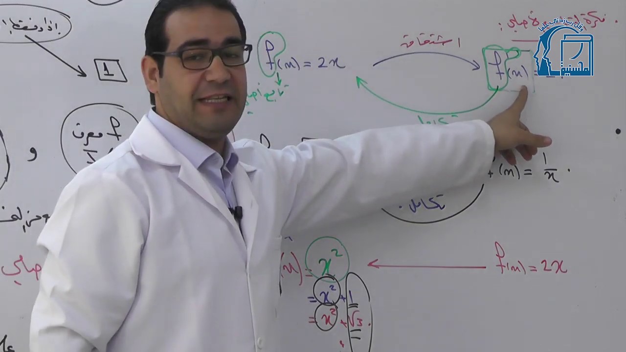 9  الثالث الثانوي   التوابع الأصلية والتكامل   الجزء الأول   المدرس محمد بكور