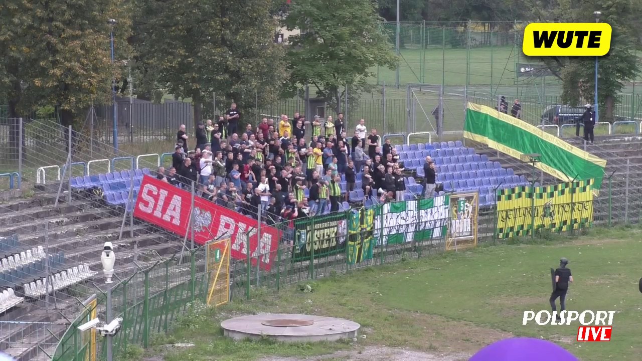 Kibice SIARKI Tarnobrzeg w Krakowie na Suchych Stawach