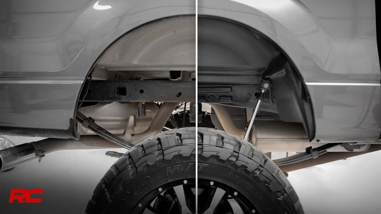 Installing Rough Country  Rear Wheel Well Liners