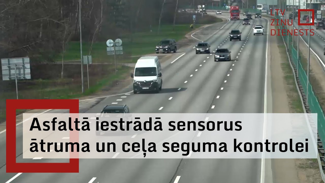 Zinātnieki rada sensorus, kas nosaka ceļa seguma stāvokli un fiksē transportlīdzekļu kustību