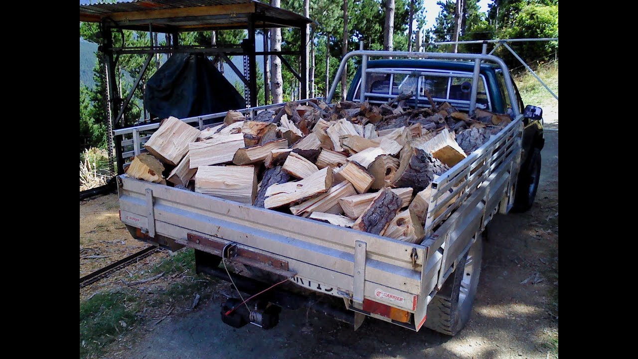 DIY Firewood unloader
