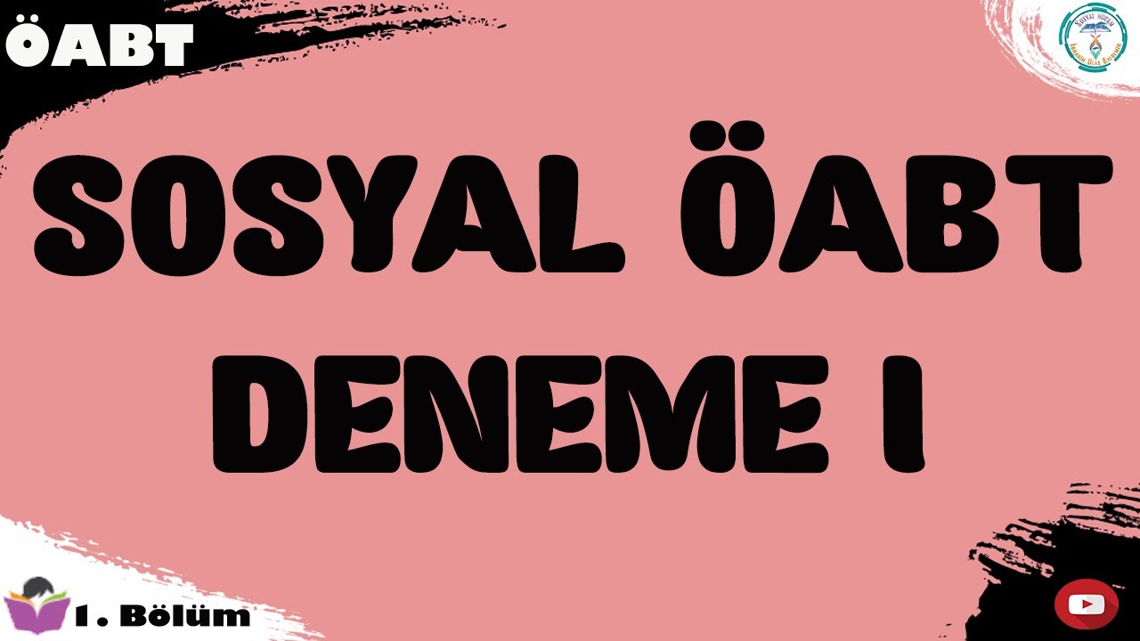 2020 Sosyal Bilgiler ÖABT Deneme 1