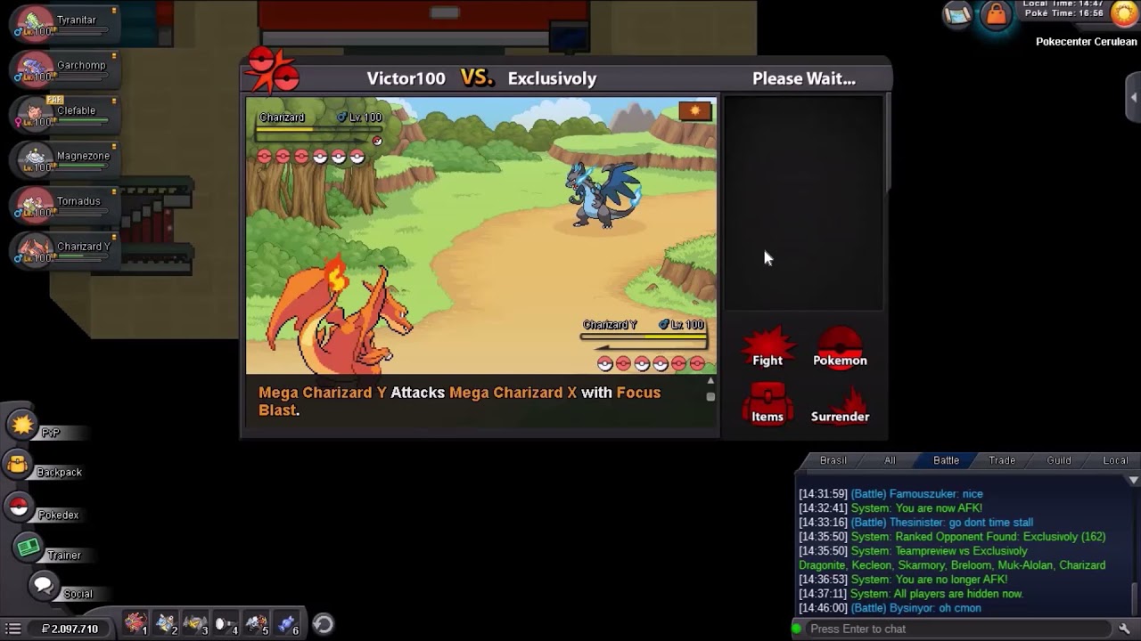 PRO (POKEMON REVOLUTION ONLINE) PVP: Climbing to first place SERVER GOLD LADDER