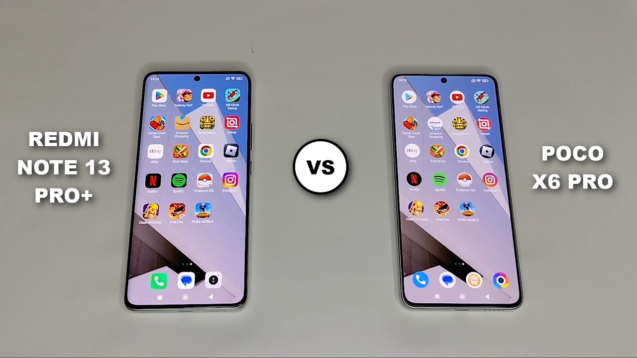Redmi Note 13 Pro+ Vs Poco X6 Pro Speed Test